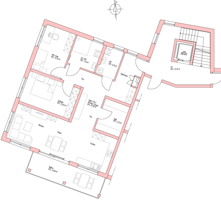 105m² Westseite links
